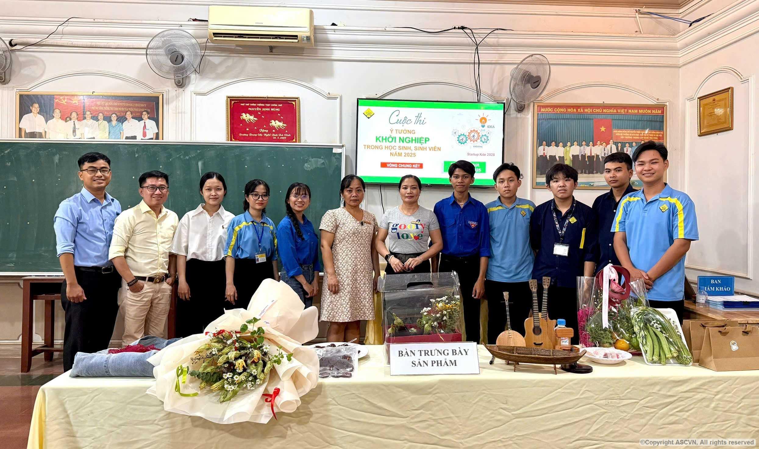 Chung kết cuộc thi Ý tưởng khởi nghiệp HSSV năm 2025 Trường Cao đẳng Nghề Trà Vinh: "Khát Vọng Khởi Nghiệp" Thắp sáng tương lai